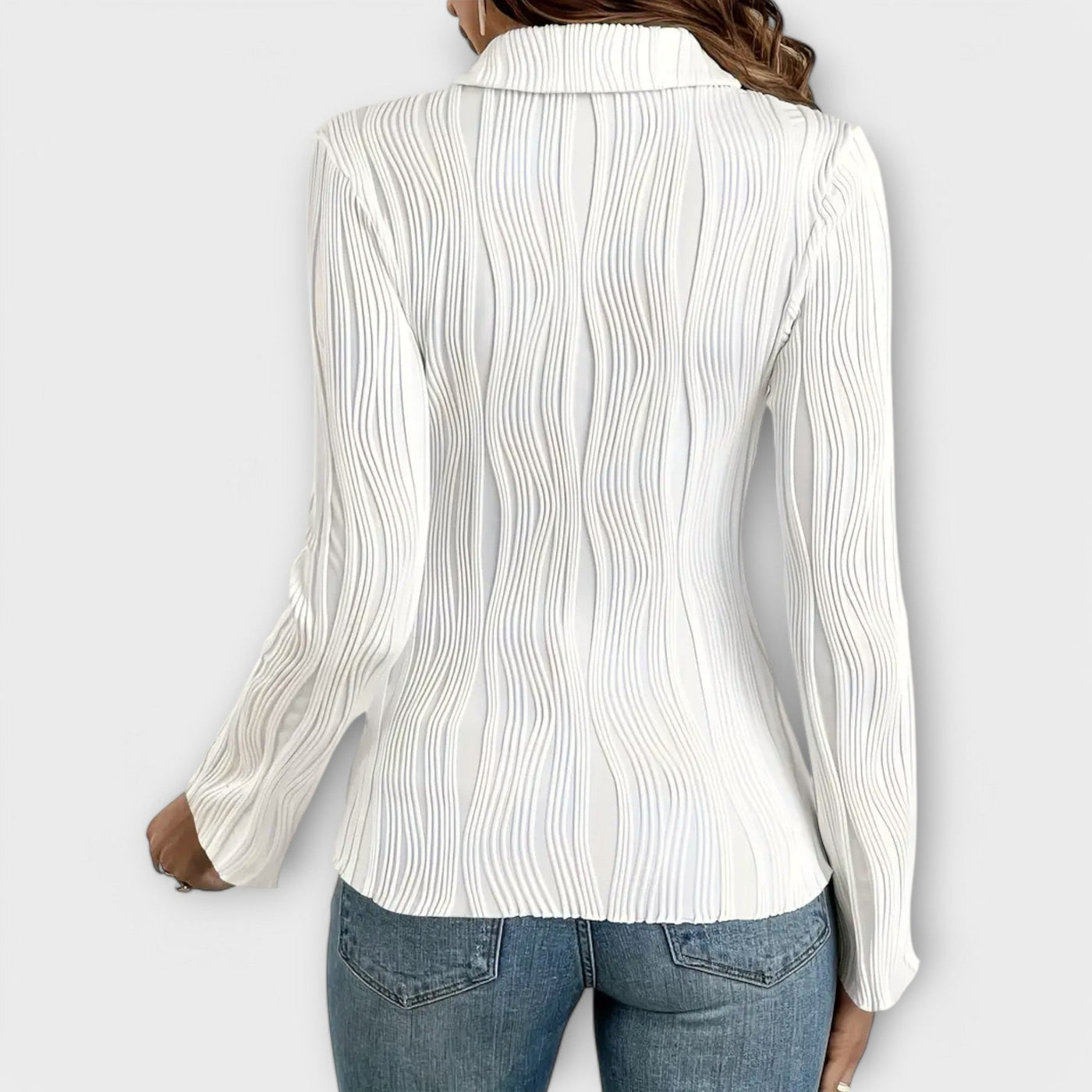 Blouse met lange mouwen